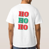 サルカスティック クリスマス 白 綿 ピロー Tシャツ (裏面)