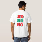 サルカスティック クリスマス 白 綿 ピロー Tシャツ (裏面フル)
