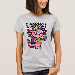 サルカスティック・ナード・ウーパールーパー 私はウーパールーパーの疑問を Meme Tシャツ