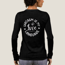 サルカズムは私の愛パーカー トライブレンドTシャツ