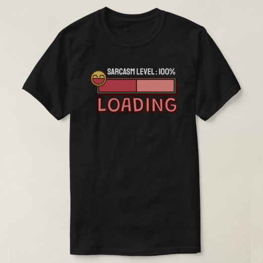 サルカズム度100%ロード中…Tシャツ Tシャツ (デザイン正面)