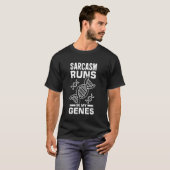 サルカズムDNA検査 遺伝子検査Crispr微生物学 Tシャツ (正面フル)