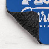 サルカルサム引用文青い白いマウスマット マウスパッド (コーナー)