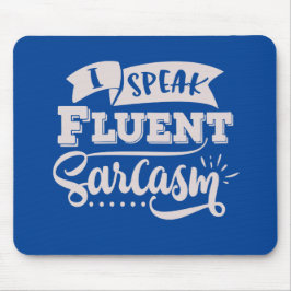 サルカルサム引用文青い白いマウスマット マウスパッド