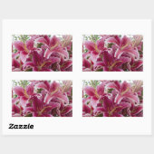 サルガザユリ 長方形シール (シート)