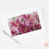 サルガザユリ 長方形シール (封筒)