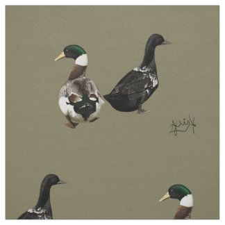 サルガザー・ドレイクと彼のレディ・ダックの生地 ファブリック