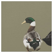 サルガザー・ドレイクと彼のレディ・ダックの生地 ファブリック (クローズアップ)