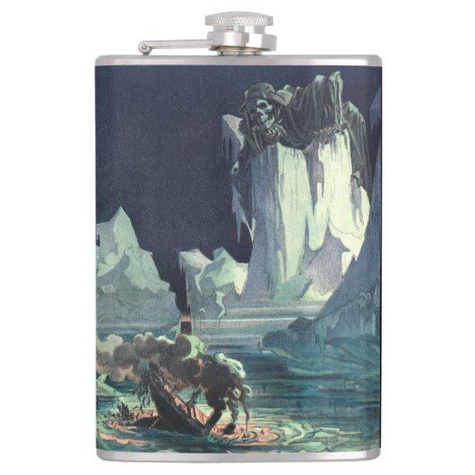 サルガソ海の死神とタイタニックの沈下 フラスク (正面)