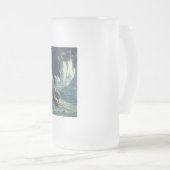 サルガソ海の死神とタイタニックの沈下 フロストグラスビールジョッキ (正面右)