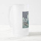 サルガソ海の死神とタイタニックの沈下 フロストグラスビールジョッキ (正面左)