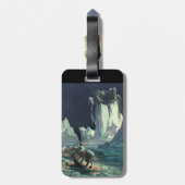 サルガソ海の死神とタイタニックの沈下 ラゲッジタグ (裏面縦)