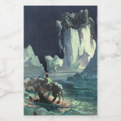 サルガソ海の死神とタイタニックの沈下 ワインラベル (シングルラベル)