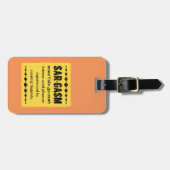 サルガム ラゲッジタグ (正面横)