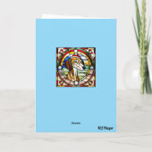 サルキクリスマスストッキング カード (裏面)