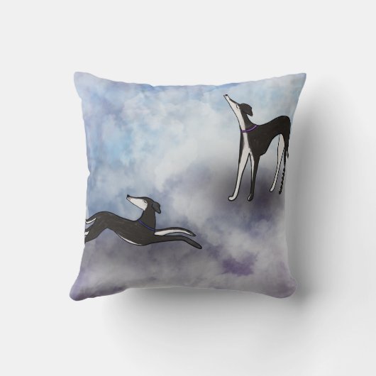 サルキグレイハウンド クッション (裏面)