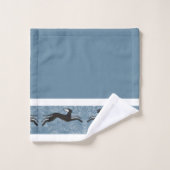 サルキグレイハウンド バスタオルセット (ウォッシュタオル)