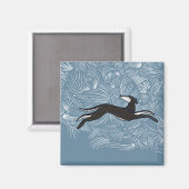 サルキグレイハウンド マグネット (正面/裏面)