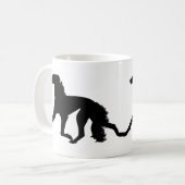 サルキシルエット コーヒーマグカップ (正面左)