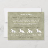 サルキシルエット 招待状 (裏面)