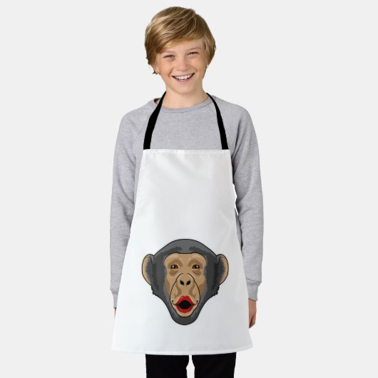 サルキス口 エプロン (着用した状態)