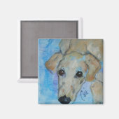 サルキドッグアートスクエアマグネット マグネット (正面/裏面)