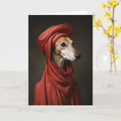 サルキドッグ夫人 カード (黄色い花)