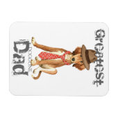 サルキパパ マグネット (横)