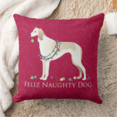 サルキフェリズドッグいけなクリスマスデザイン クッション (ブランケット)