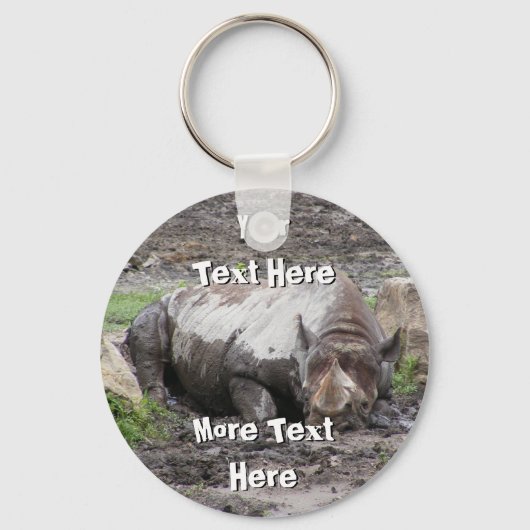 サルキングライノキーチェーン キーホルダー (正面)