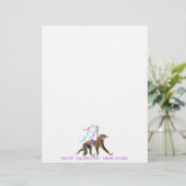 サルキ回転木馬ブラック&タン レターヘッド (スタンド正面)