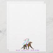 サルキ回転木馬ブラック&タン レターヘッド (正面/裏面)