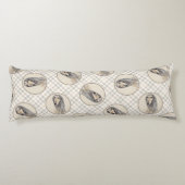 サルキ絵を描の子豚かわいいオリジナルドッグアート ボディピロー (裏面)