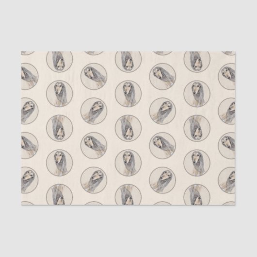 サルキ絵を描の子豚かわいいオリジナルドッグアート 薄葉紙 (正面)