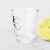 サルク国旗のハート、チャネル諸島 ショットグラス (右)