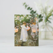 サルゲントのカーネーション、リリー、リリー、バラ ポストカード (スタンド正面)