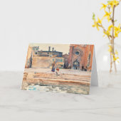 サルゲント – ヴェネツィアのカンピ・デイ・フラリ カード (黄色い花)