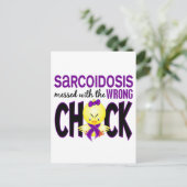 サルコイドーシスは間違った女の子に狂った ポストカード (スタンド正面)
