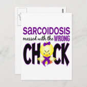 サルコイドーシスは間違った女の子に狂った ポストカード (正面/裏面)