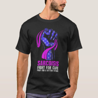サルコイドーシス戦士サルコイドーシス阿波の治癒のための戦い Tシャツ