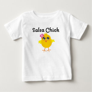 サルサのひよこ ベビーTシャツ