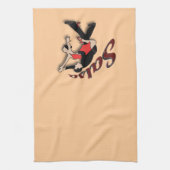サルサのダンサー キッチンタオル (縦)