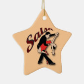 サルサのダンサー セラミックオーナメント (右)