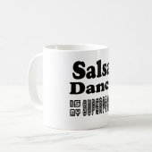 サルサのダンスは私の超出力です コーヒーマグカップ (正面左)
