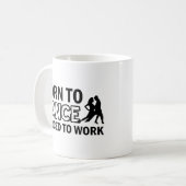 サルサのデザイン コーヒーマグカップ (正面左)