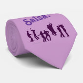 サルサの踊りはカスタムなシルエットを提起します ネクタイ (ロール)