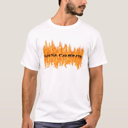 サルサのcaliente tシャツ (正面)