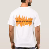 サルサのcaliente tシャツ (裏面)