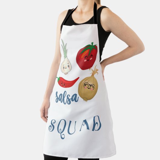 サルサスクワッドかわいいフードユーモア引用文 おもしろい エプロン (インサイチュ)
