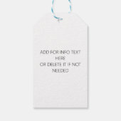 サルサスパイスアップザホリデイズアップフローラ赤 ギフトタグ (裏面)